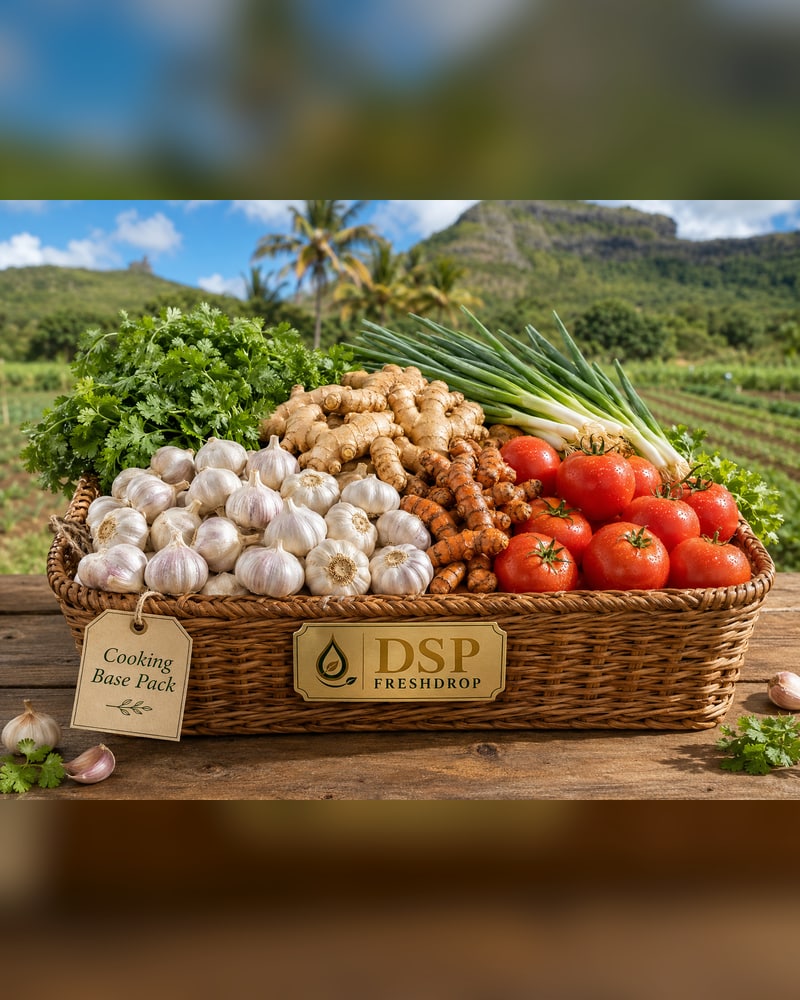 Cooking Base Pack from the DSP FreshDrop harvest